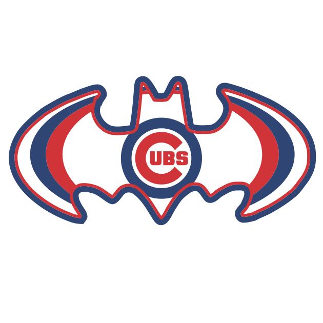 Chicago Cubs Batman Logo DIY iron on transfer (heat transfer)